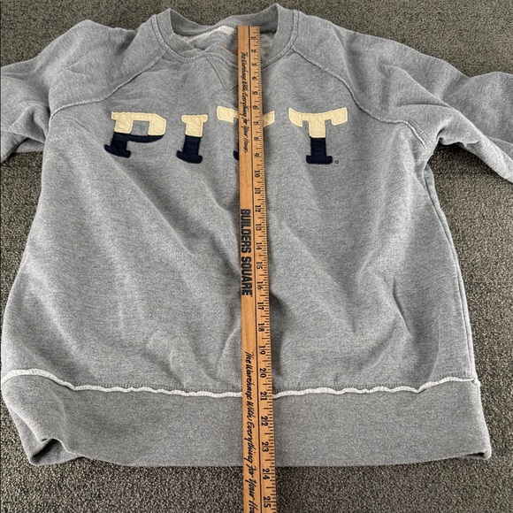 Sweatshirt Crewneck PITT Medium Sweater Univeristy of Pittsburgh Acedemia - Picture 8 of 10